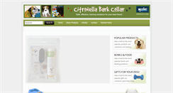 Desktop Screenshot of citronellabarkcollar.com.au